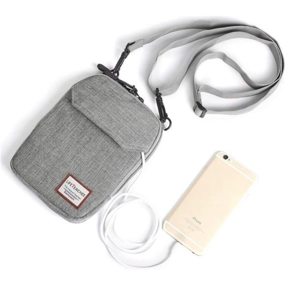 Small Crossbody Bag for Men, Mini Messenger Bag Shoulder Bag for Phone Passport - Picture 1 of 7